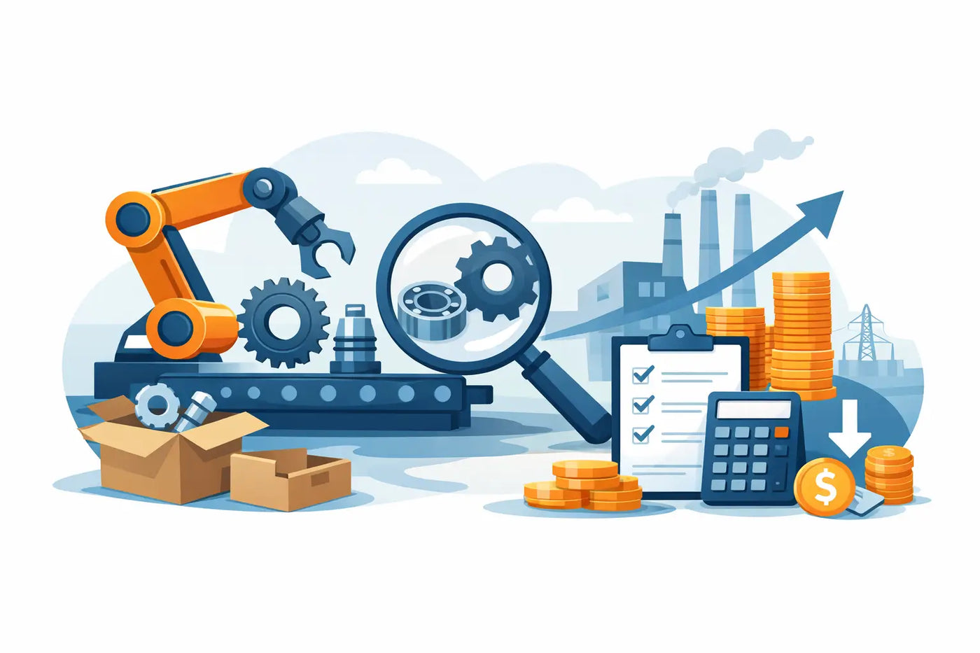 Industrie-Ersatzteile wirtschaftlich beschaffen