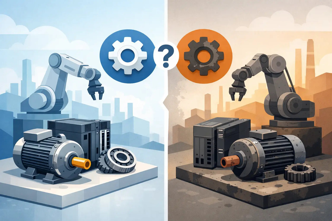 Neue oder gebrauchte Industriekomponenten?