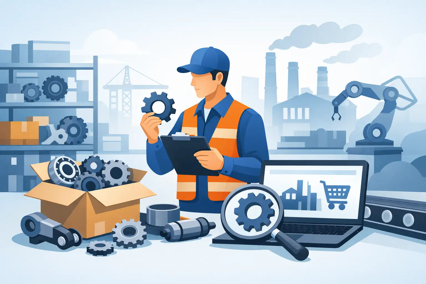 Ratgeber für industrielle Ersatzteilbeschaffung