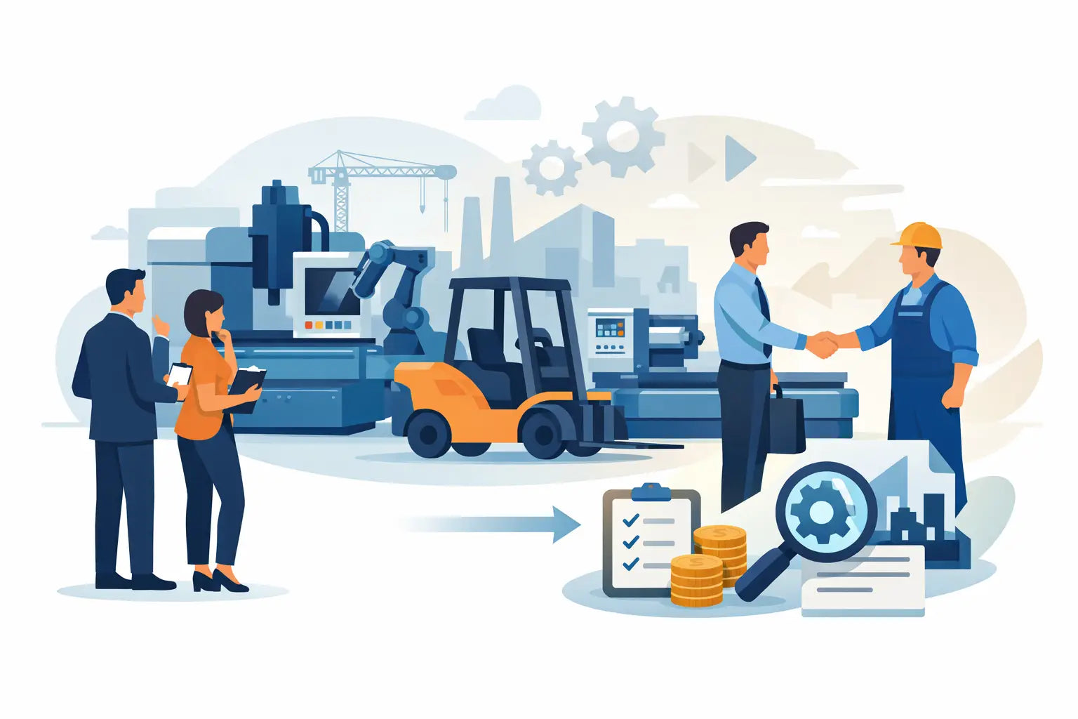 Gebrauchte Industriemaschinen richtig kaufen