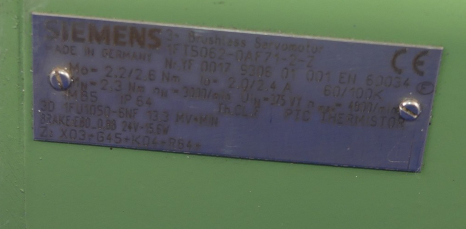 SIEMENS 1FT5062-0AF71-2-Z