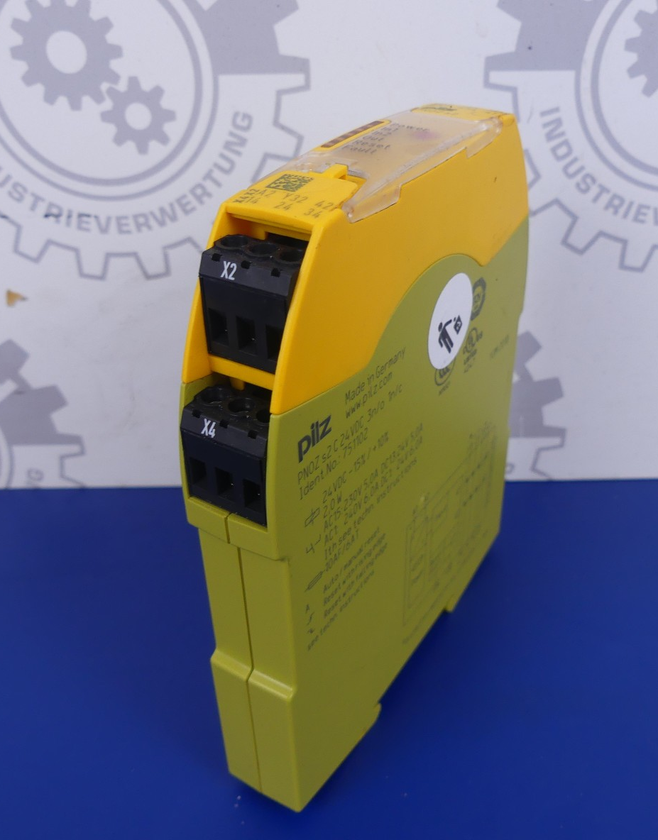 Pilz PNOZ s2 C 24VDC 3n/o 1n/c 751102