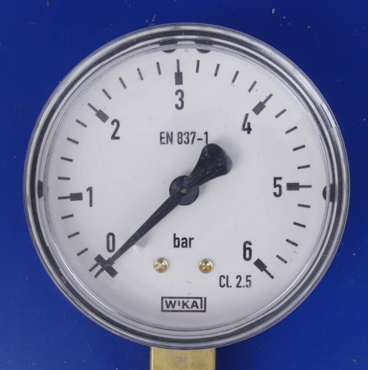 WIKA D63 0-6bar G1/4 radial Manometer