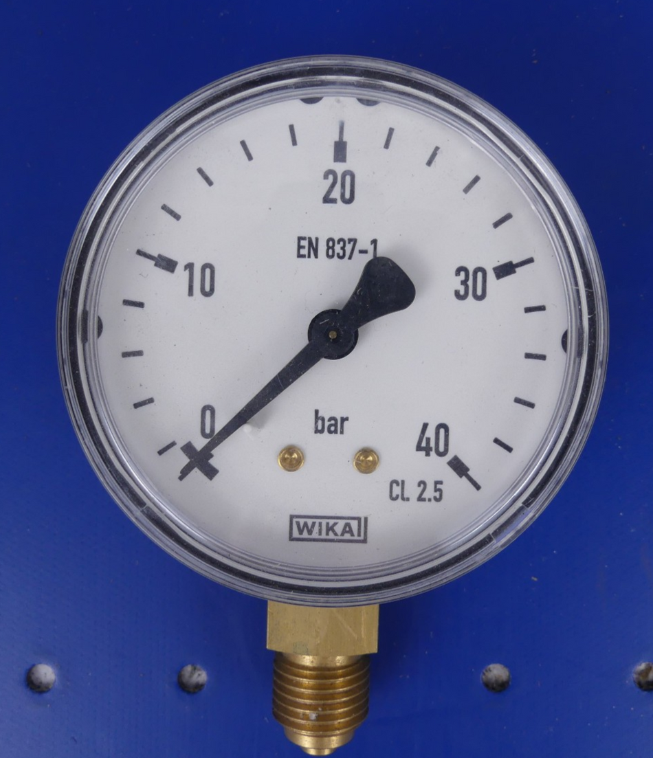 WIKA D63 0-40bar G1/4 radial Manometer