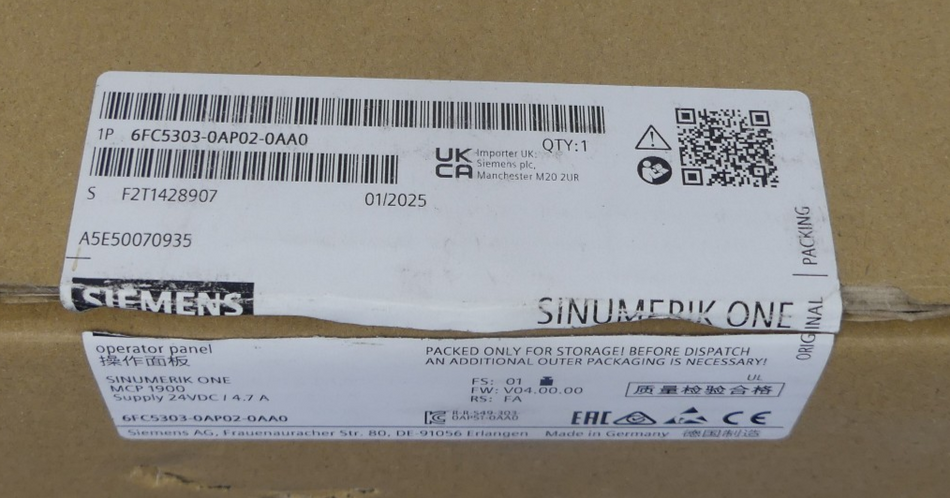 SIEMENS 6FC5303-0AP02-0AA0 NEU