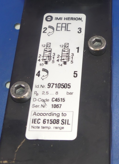 IMI HERION 9710505 9933613 NEU