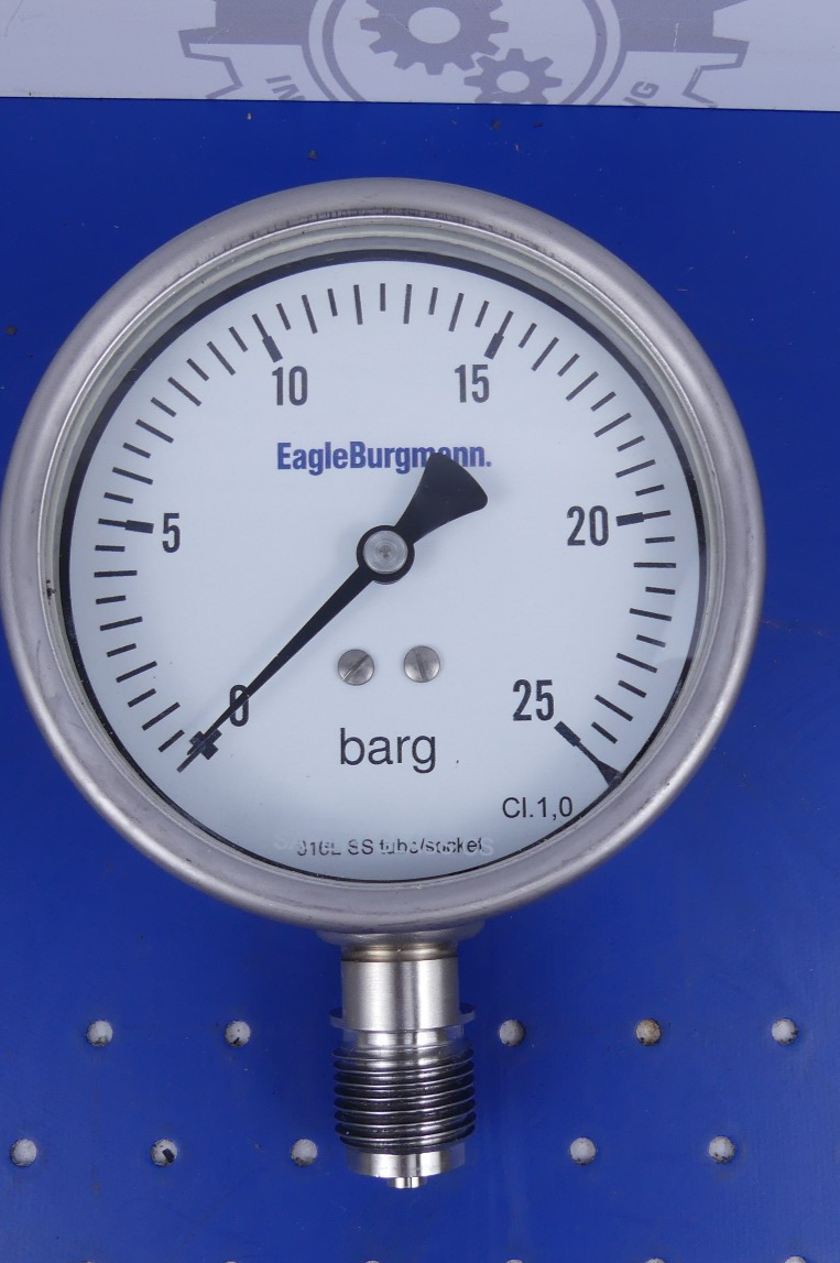 Ashcroft Eagle Burgmann T5500 0-25 bar Manometer