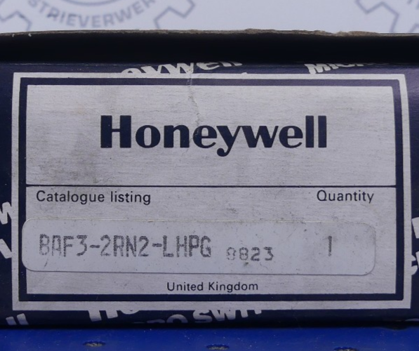 Honeywell Micro Switch BAF3-2RN2-LHPG
