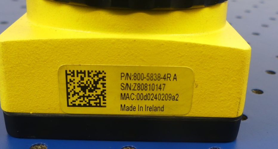 COGNEX IN-SIGHT 5401 IS5401-10 REV F 800-5838-4R A