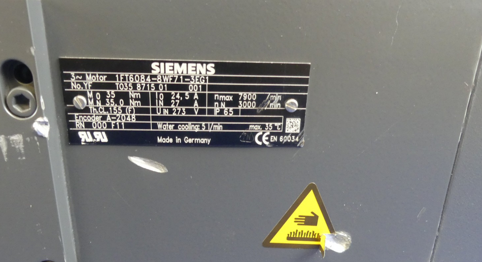 SIEMENS 1FT6084-8WF71-3EG1