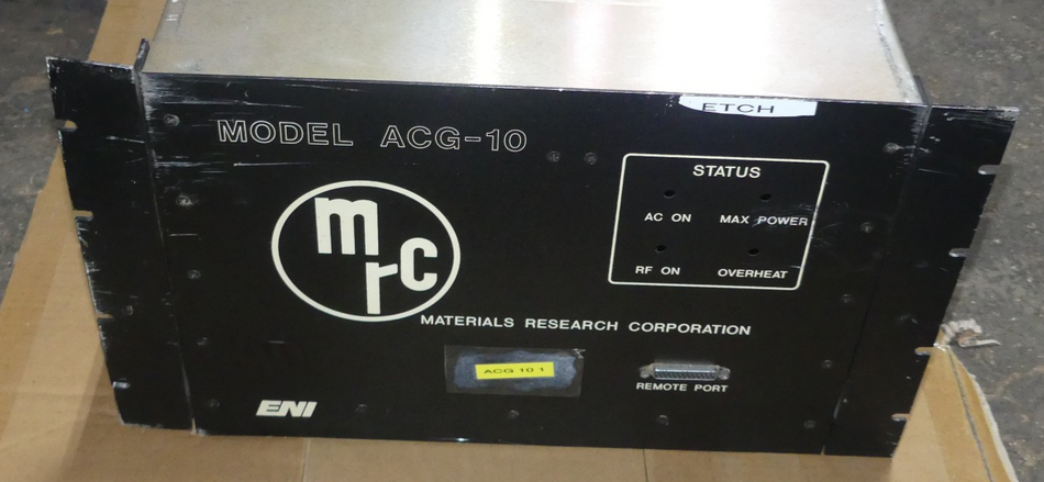 MATERIALS RESEARCH CORPORATION MRC MODEL ACG-10