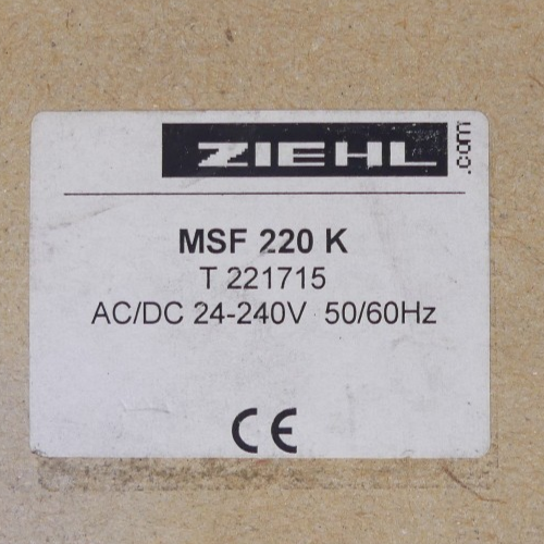 Ziehl MSF 220K Kaltleiterrelais