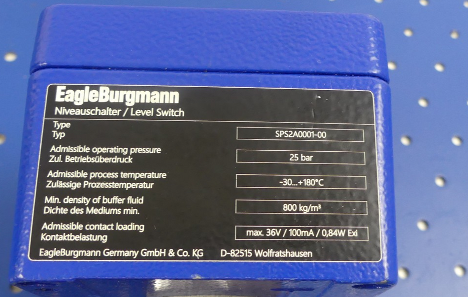 EAGLEBURGMANN SPS2A0001-09 NEU