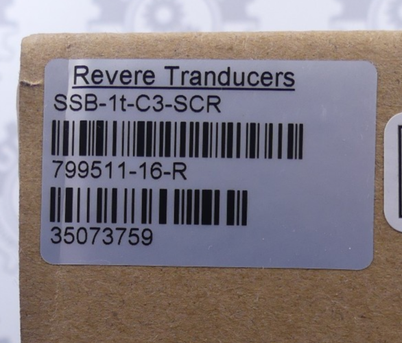 Revere Transducers SSB-1t-C3-SCR