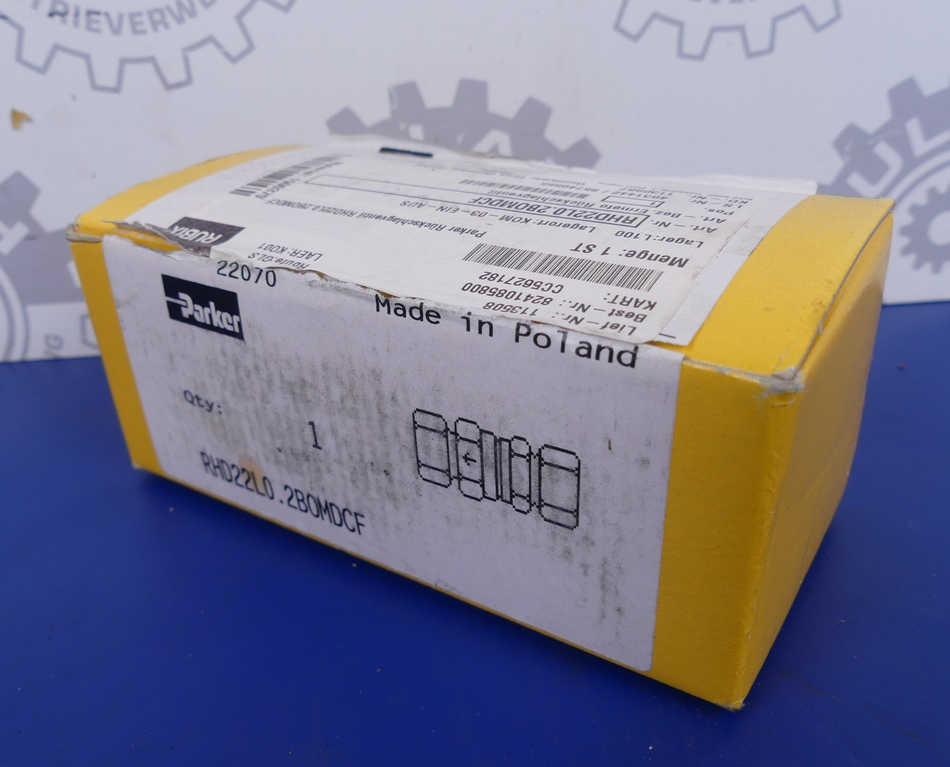 Parker RHD22L0.2BOMDCF Rückschlag Ventil