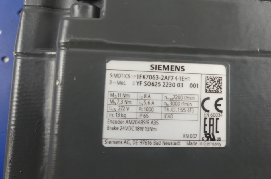 Siemens 1FK7063-2AF74-1EH1