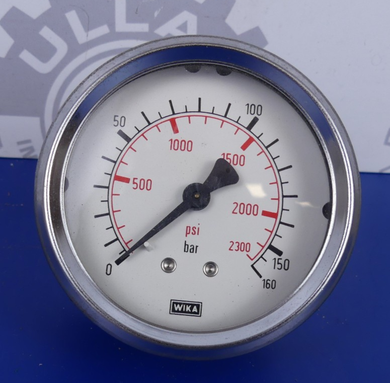 WIKA D63 0-160bar G1/4 axial Manometer
