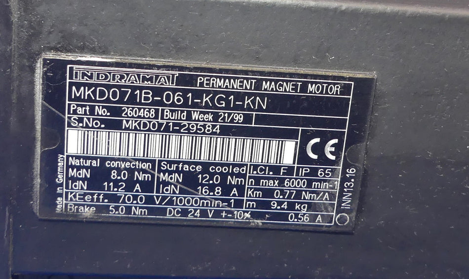 Rexroth Indramat MKD071B-061-KG1-KN