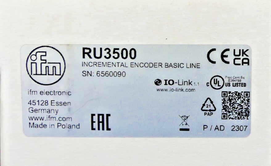 ifm RU3500
