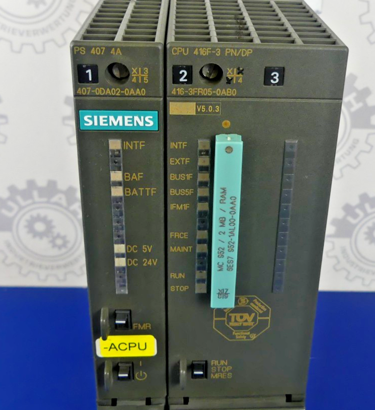 SIEMENS 6ES7 416-3FR05-0AB0/6ES7 407-0DA02-0AA0