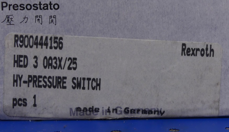Rexroth HED 3 0A3X/25 R900444156