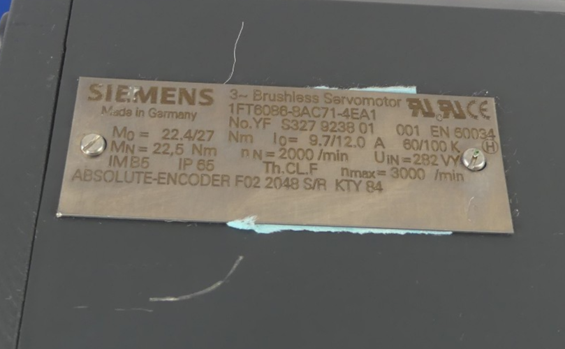 SIEMENS 1FT6086-8AC71-4EA1