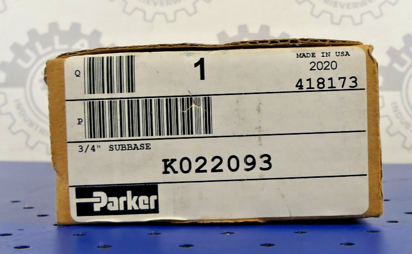 Parker K022093 Einzelventil Unterboden 3/4
