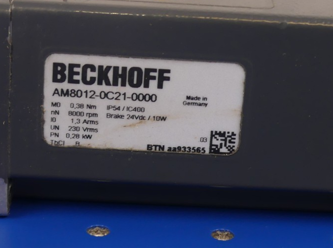 BECKHOFF AM8012-0C21-0000