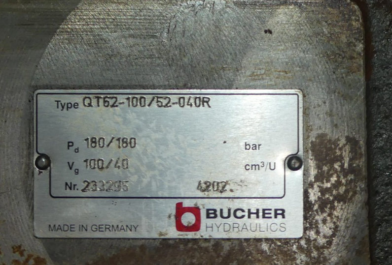 BUCHER HYDRAULICS QT62-100/52-040R
