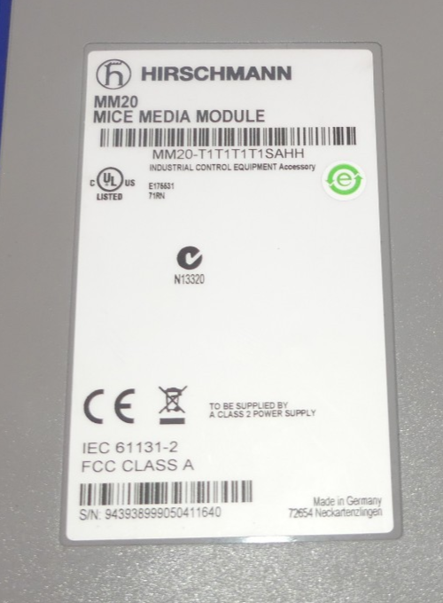 HIRSCHMANN MM20 MM20-T1T1T1T1T1SAHH
