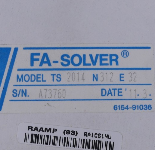TAMAGAWA FA-SOLVER ENCODER TS2014N312E32 A73760