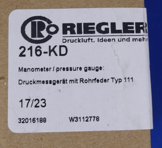 RIEGLER 216-KD 101224