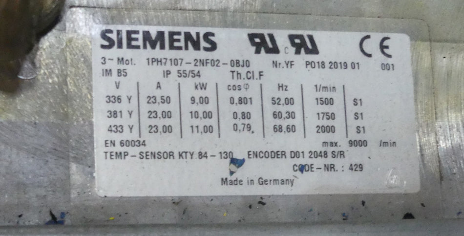 SIEMENS 1PH7107-2NF02-0BJ0