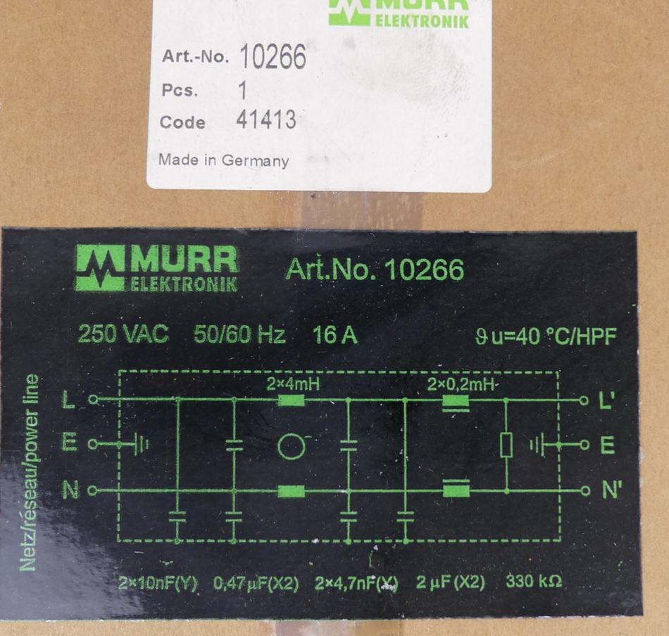 Murr Electronic 10266 Netzteil