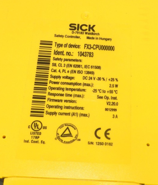 SICK FX3-CPU000000