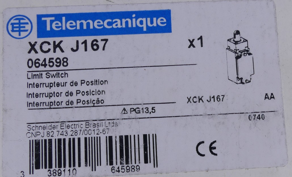 Telemecanique XCK J167 064598  Endschalter