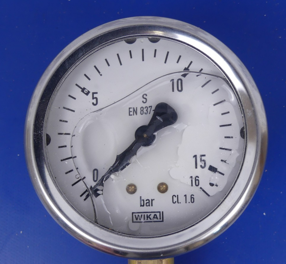 WIKA D63 0-15bar G1/4B radial Glyzerin