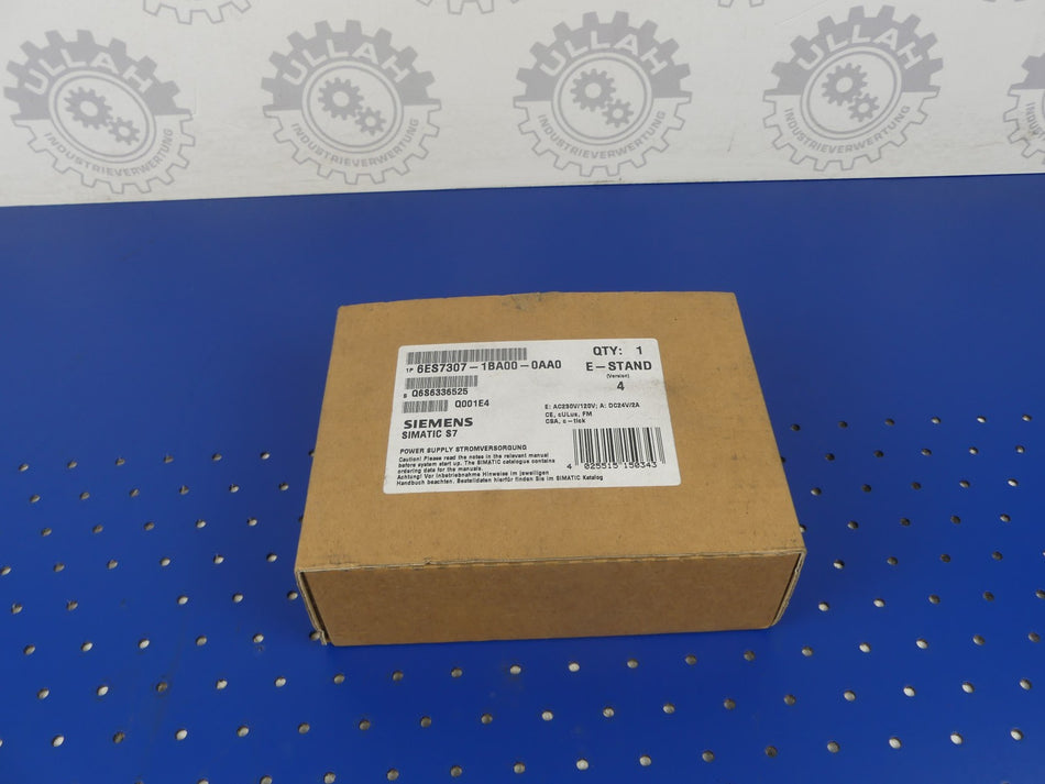 SIEMENS 6ES7307-1BA00-0AA0 NEU
