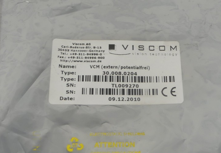 VISCOM VISION TECHNOLOGY 30.008.0204 NEU