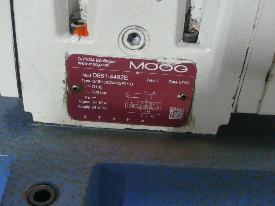 MOOG D665-47654 P10HAJM6SEA2-E D661-4492E G15HOCO4NSF2HO