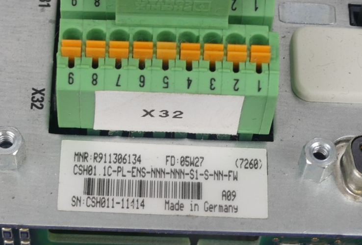 REXROTH CHS01.1C-PL-ENS-NNN-NNN-S1-S-NN-FW