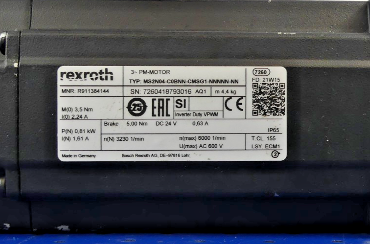 Rexroth MS2N04-C0BNN-CMSG1-NNNNN-NN