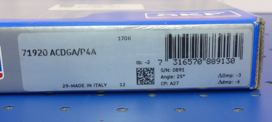 SKF 71920 ACDGA/P4A NEU