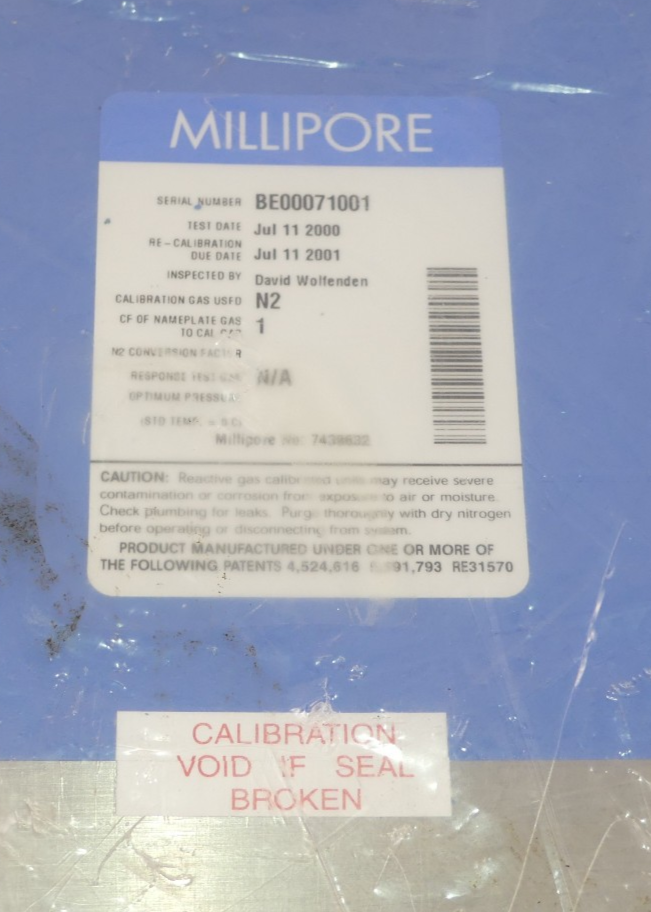 MILLIPORE FM362-4S VITON 100 SIPM N2 NEU