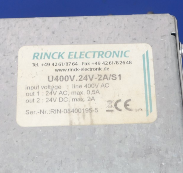 RINCK ELECTRONIC U400V.24V-2A/S1