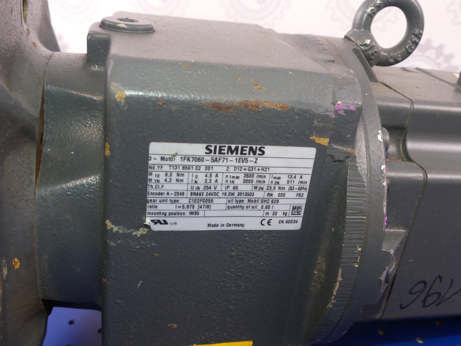 SIEMENS 1FK7060-5AF71-1EV5-Z