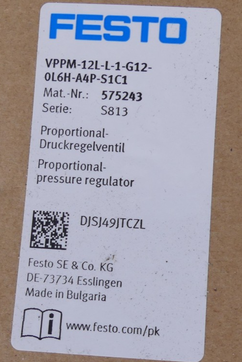 Festo VPPM-12L-L-1-G12-0L6H-A4R-S1C1 575243