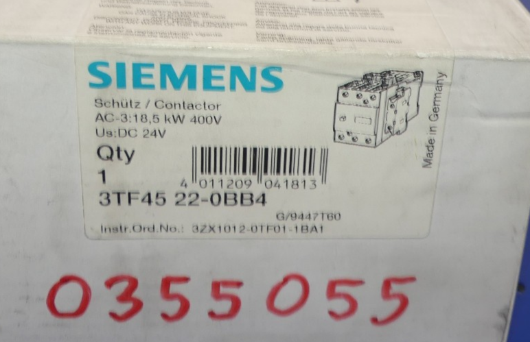 SIEMENS 3TF45-22-0BB4 NEU