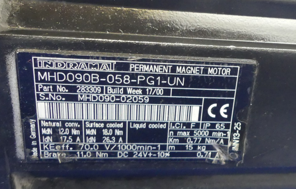 REXROTH MHD090B-058-PG1-UN