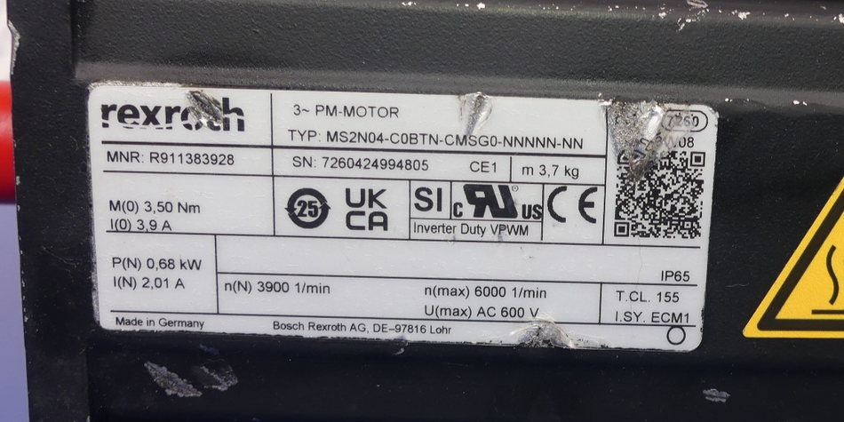 REXROTH MS2N04-C0BTN-CMSG0-NNNNN-NN